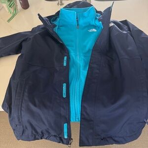 Boy’s North Face Winter Coat with Fleece Liner Size L (14/16)
